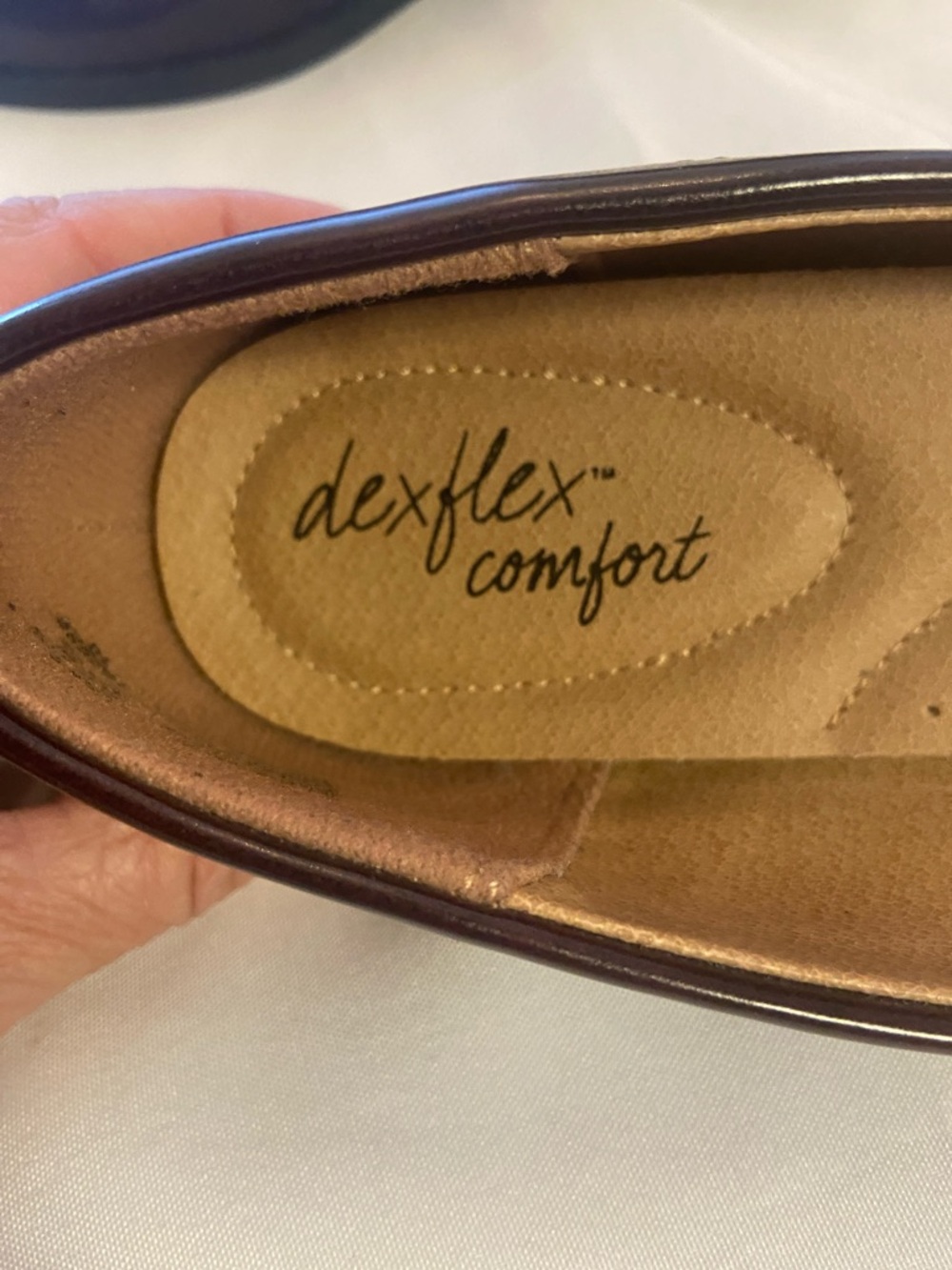 dexflex comfort Burgundy Penny Loafers - Picture 2 of 9